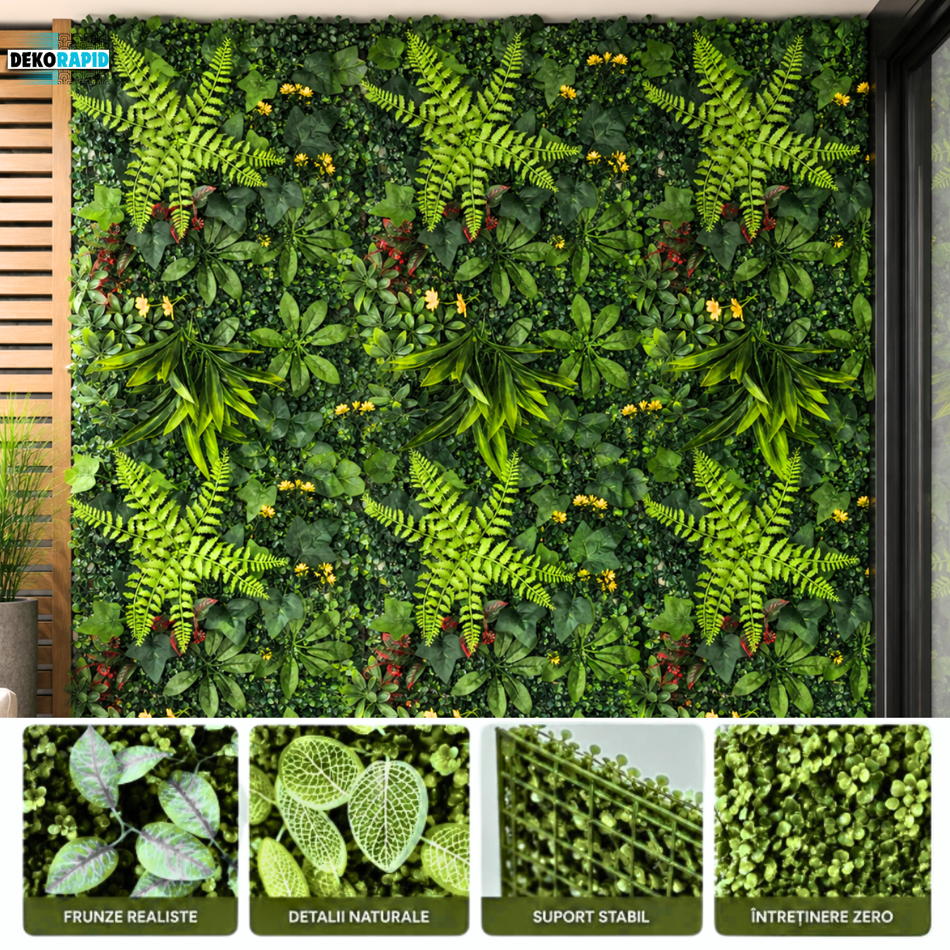 SET 2 Plăci Verdeată 60x40cm DekoRAPID - Ecuator (Super Premium)