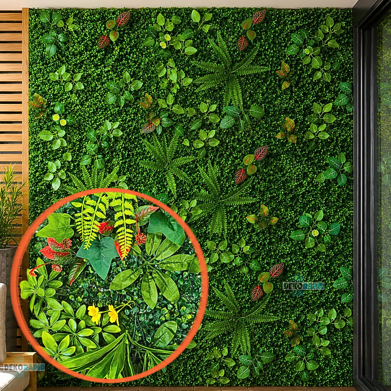 SET 2 Plăci Verdeată 60x40cm DekoRAPID - Ecuator (Super Premium)