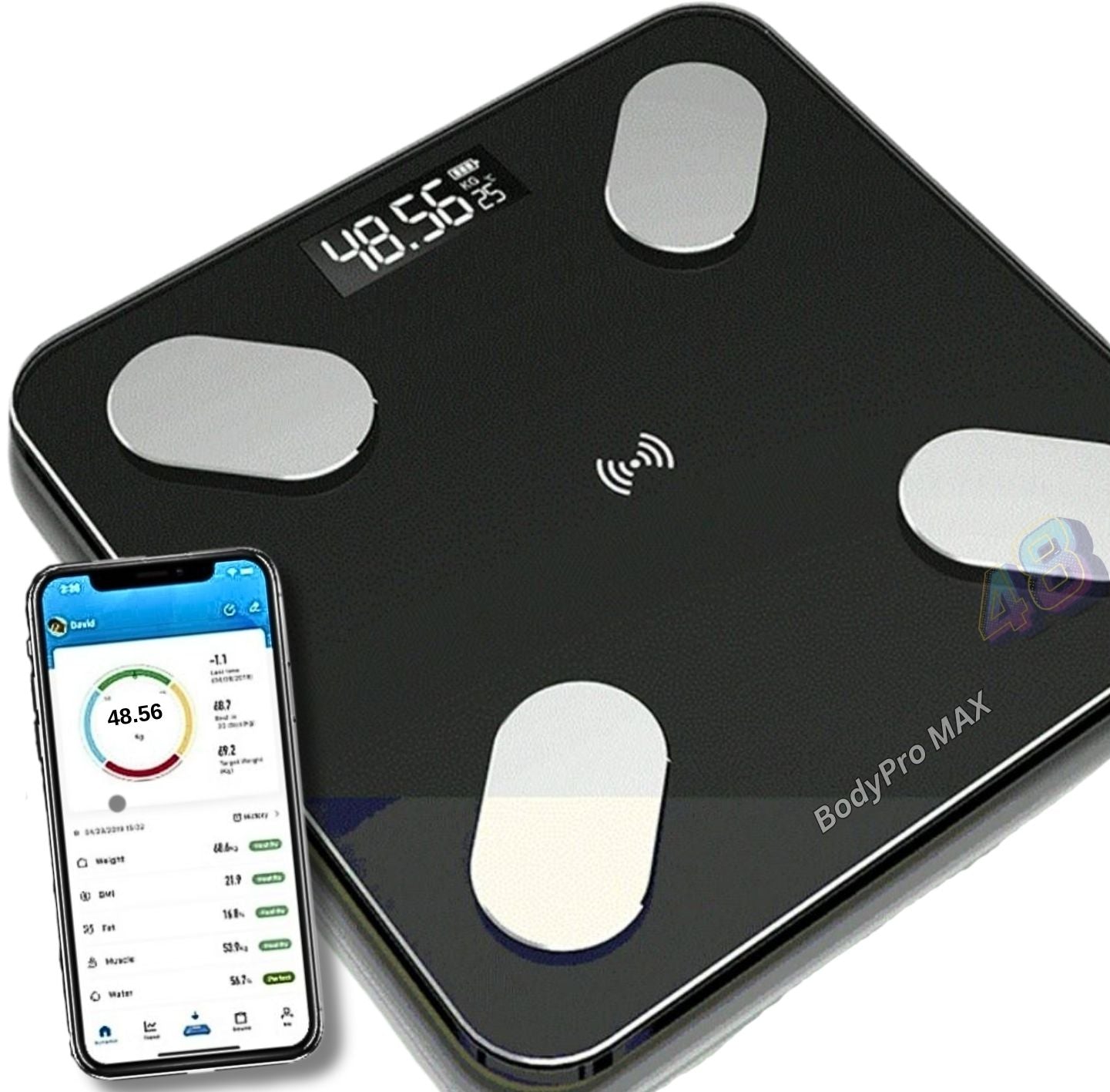 BodyMAX™ Cântar Compoziție Corporală cu Aplicație & Bluetooth