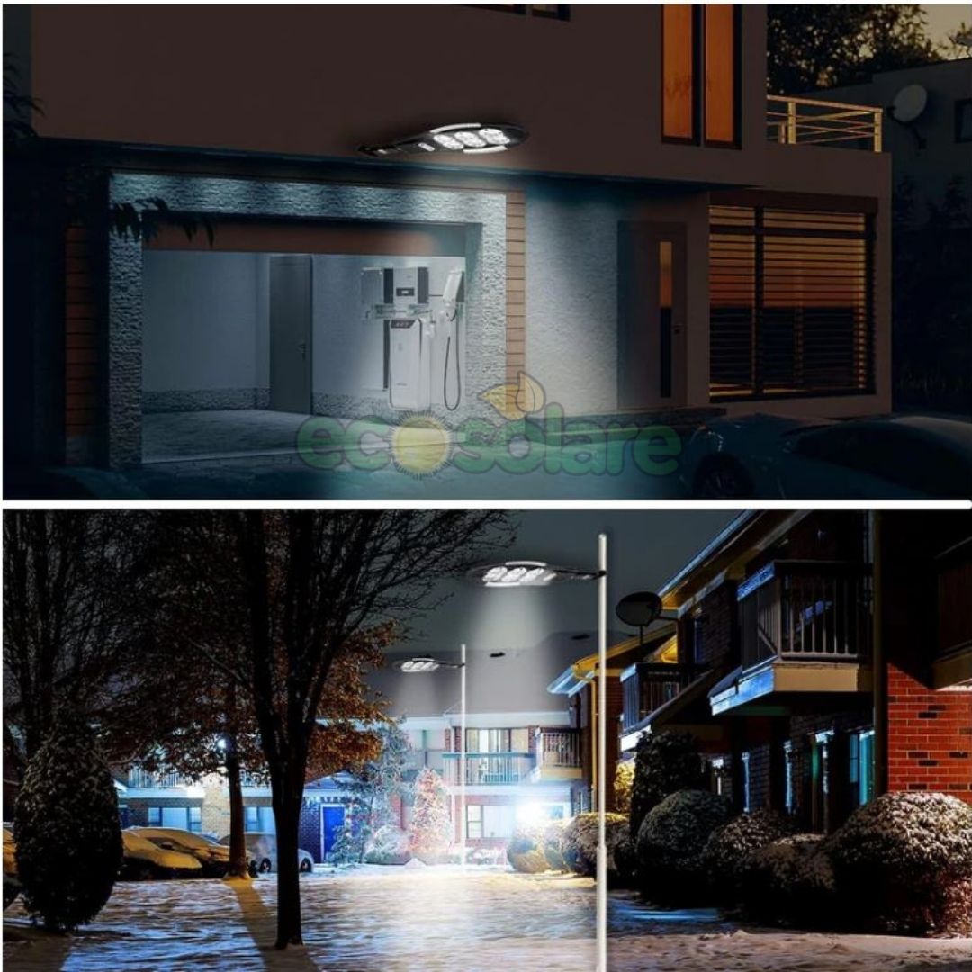 SuperLUMEN™ Lămpi Solare cu picior Metalic (SET 2xBuc.)