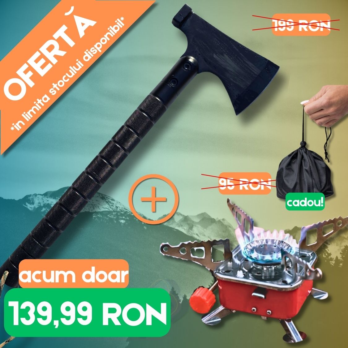 Tomahawk Outdoor Supravietuire 7 în 1