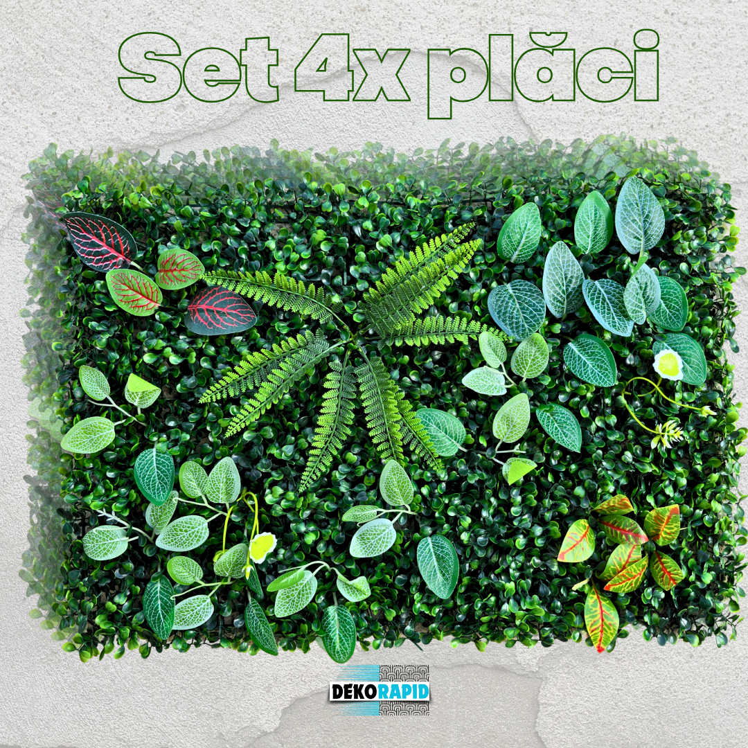 SET Plăci Verdeată 60x40cm DekoRAPID - Tropic (Super Premium)