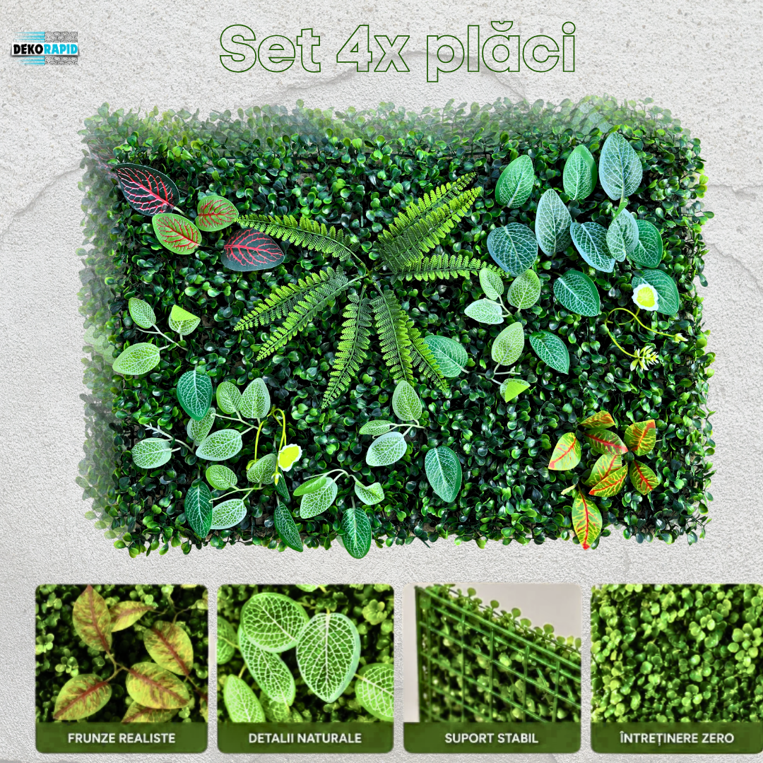 SET Plăci Verdeată 60x40cm DekoRAPID - Tropic (Super Premium)